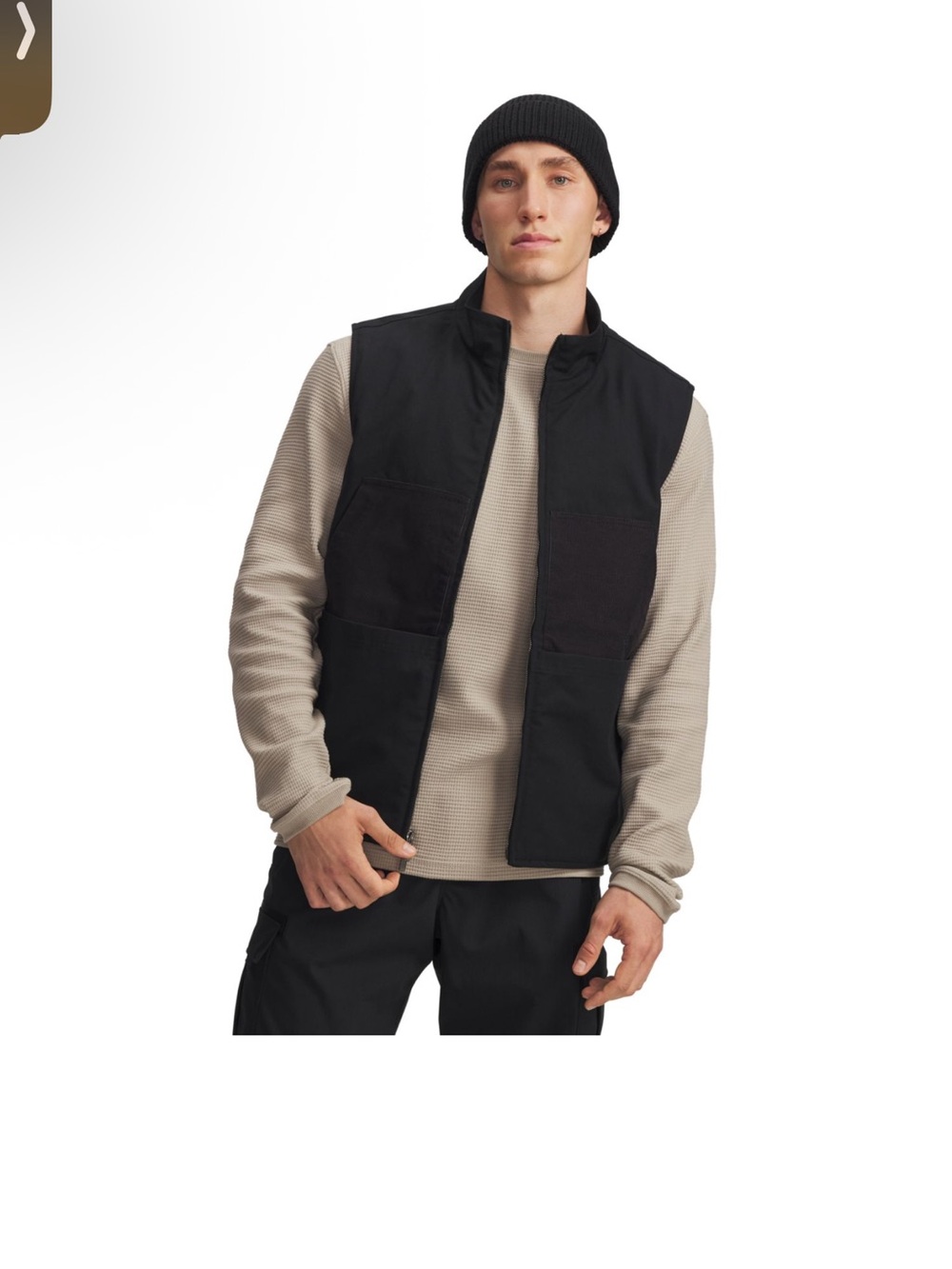 NWT Men’s Under Armour Expanse  Black Utility Vest Sz XL $150